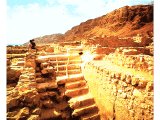 Steps leading to the cistern at Qumran.